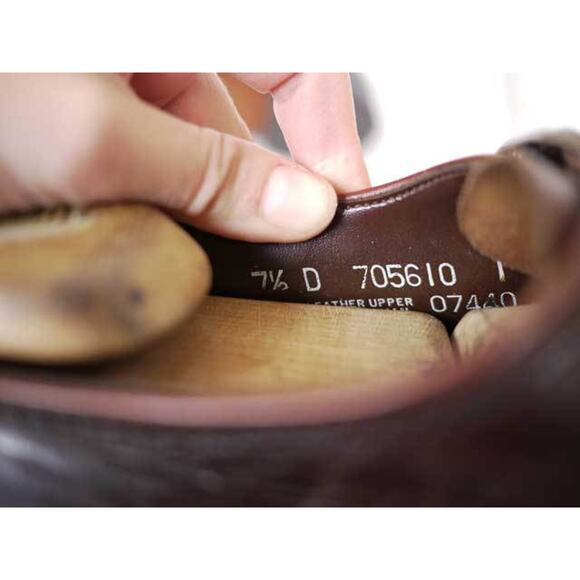 Vintage 50s Monk Strap NUNN BUSH Leather Euro Mod Buckle Loafers 7.5 40.5 Mens
